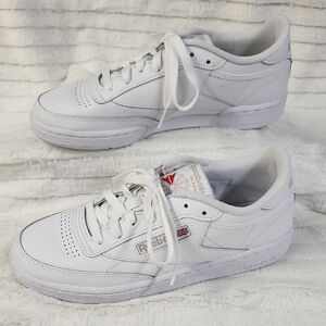 Reebok White Leather Sneakers